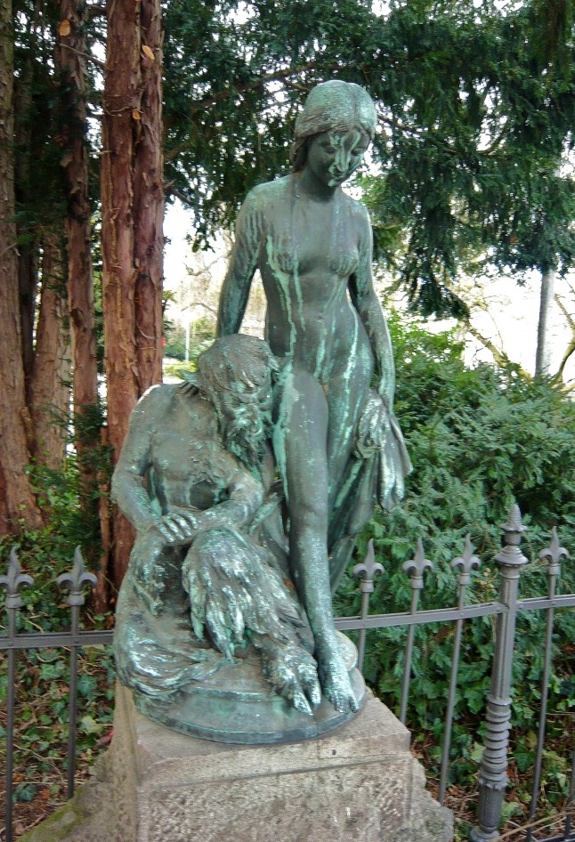 Faun und Nymphe