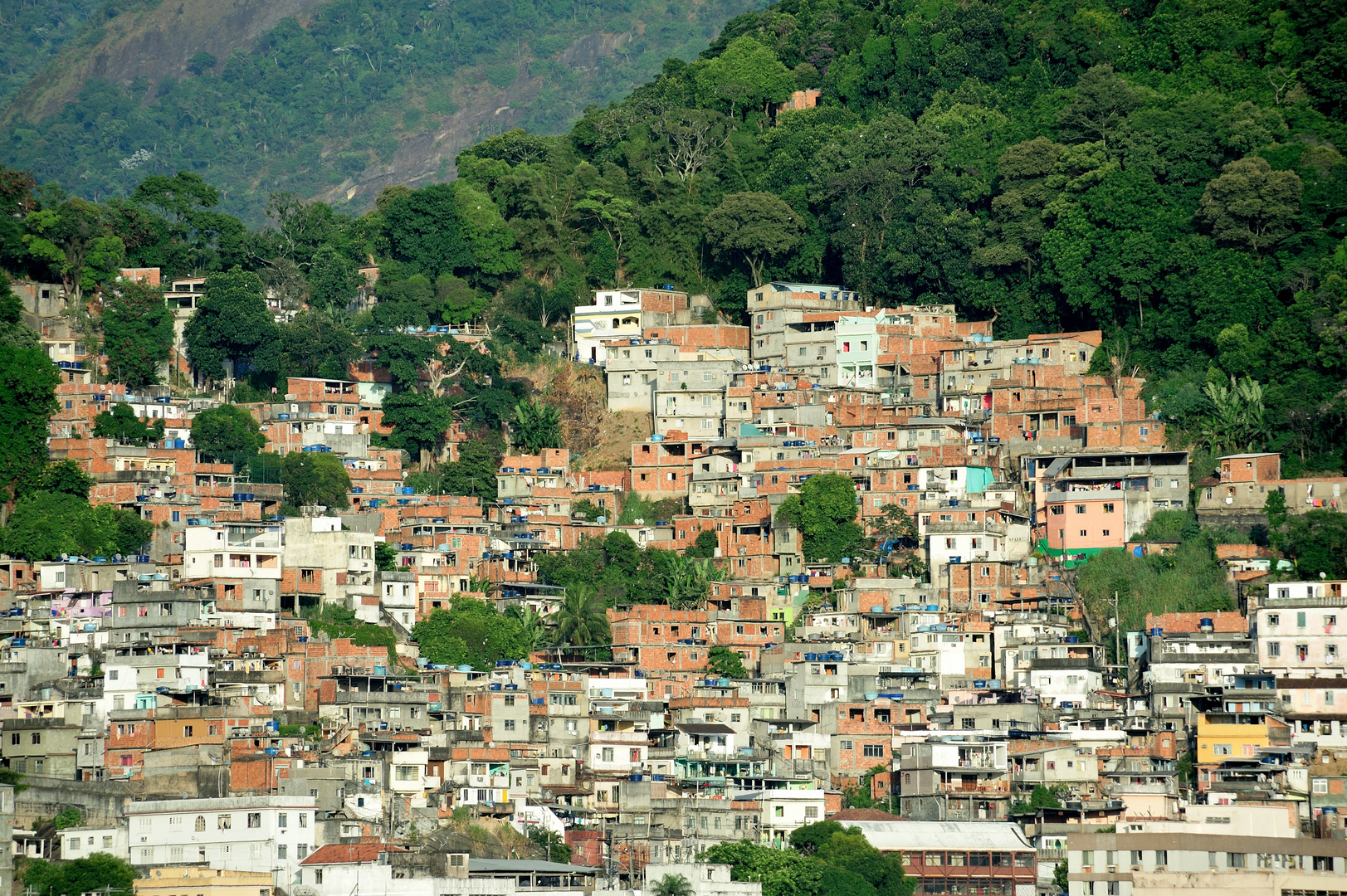 Favela oberhalb der Copacabana