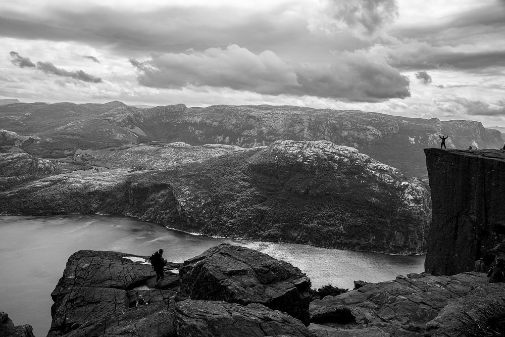 Faxen am Preikestolen