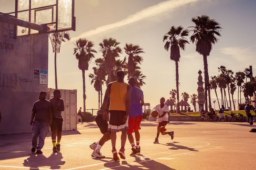 Basketball at Venice Beach von Thorin86