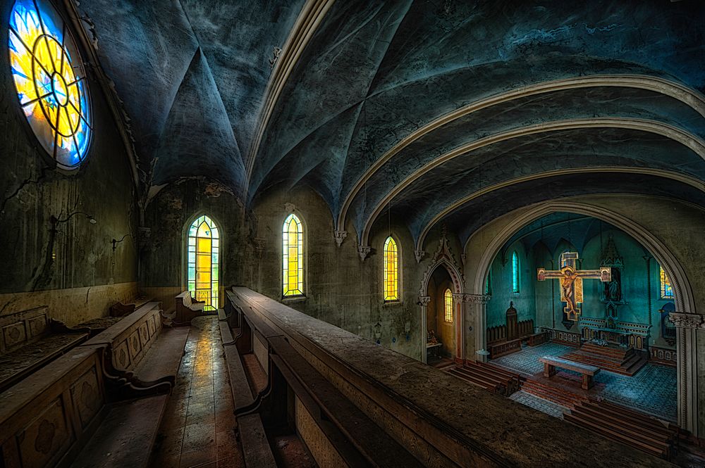 The blue Church von Ellen-OW 