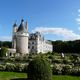 Chateau de Chenonceaux : vue ct jardins.