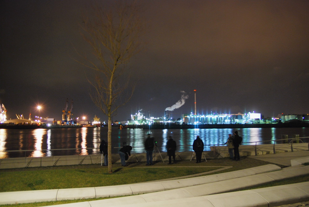 FC auf Fototour im Hafen Hamburg