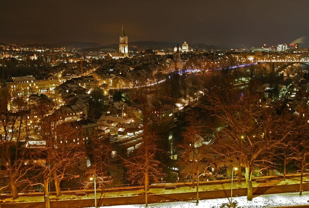 fc-Stamm-Bern bei Nacht