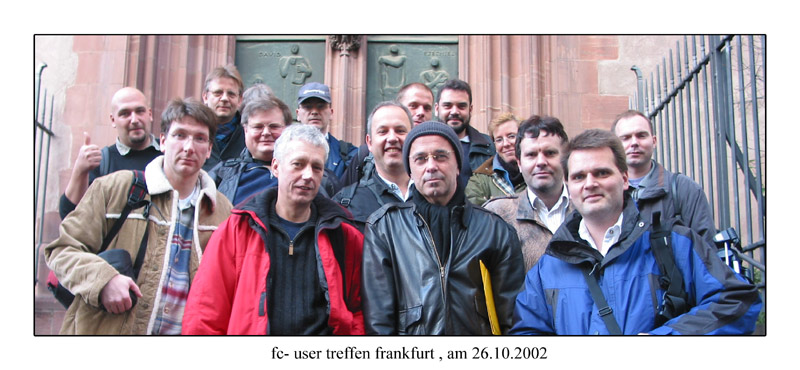 fc usertreffen am 26.10.2002 in Frankfurt, Cafe Metropol