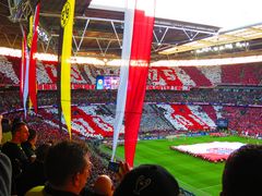 FCB Fans in Wembley 2013