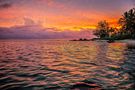 Sonnenuntergang auf Rarotonga von Rainer Rauer