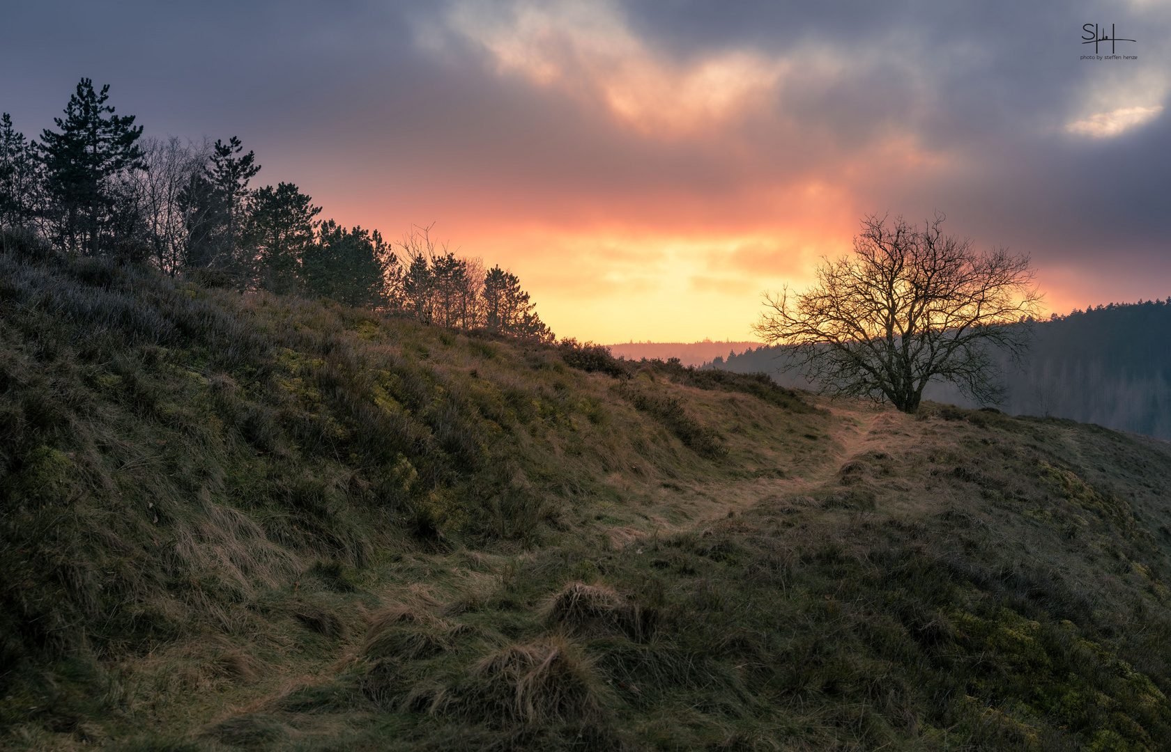 Februar im Harz bei Clausthal Zellerfeld .