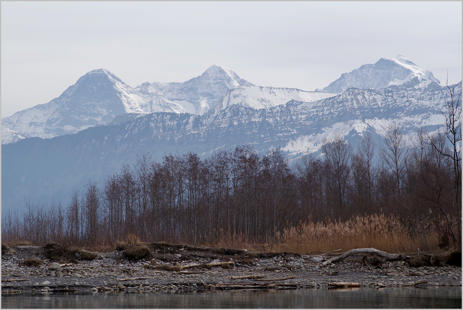 Februar im Kanderdelta