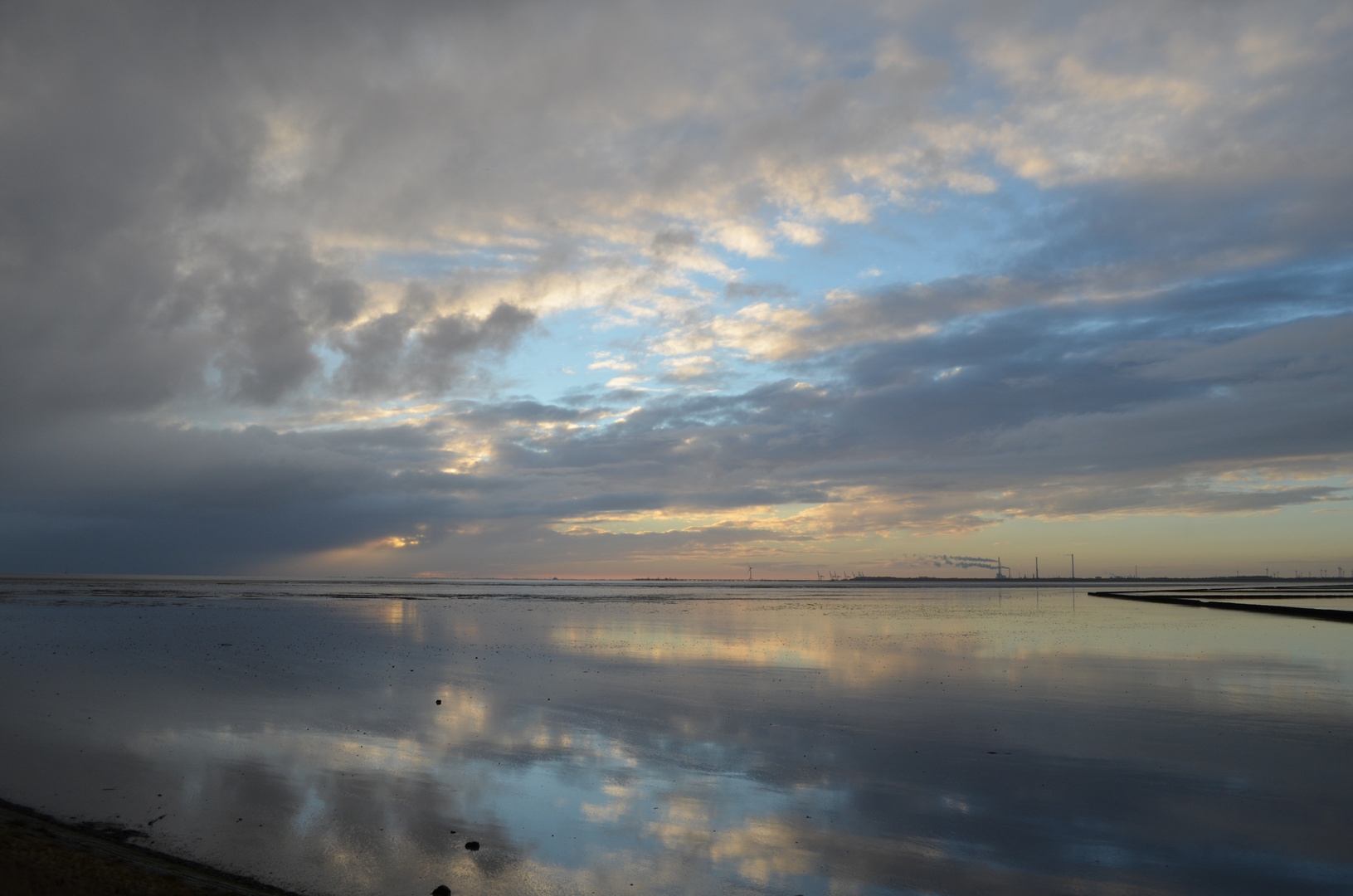 Februar-Morgen - Hafen Horumersiel