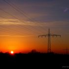 Februar Soester Börde Sonnenuntergang