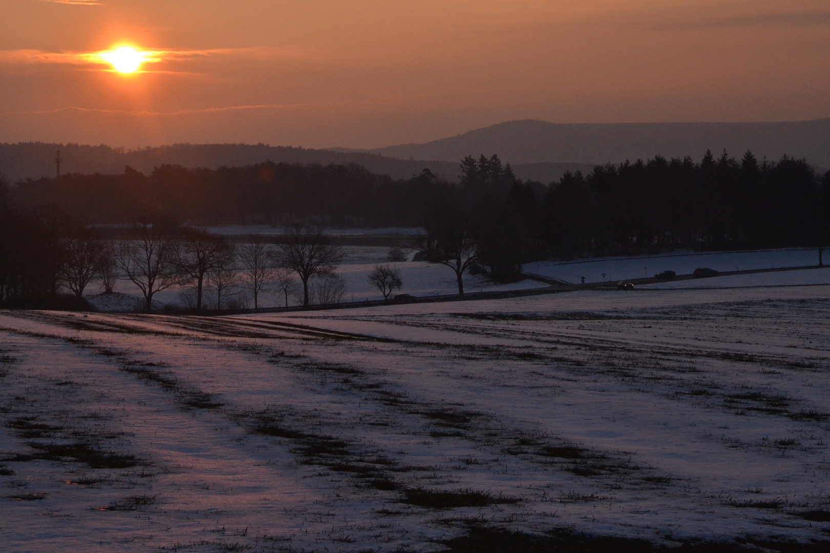 Februarkälte im Ederbergland