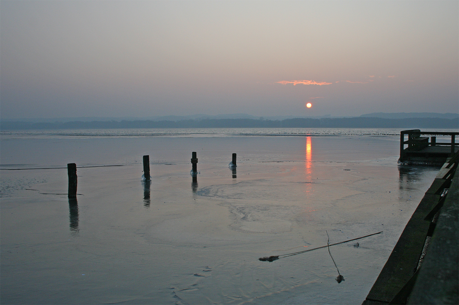 Februarmorgen am Ratzeburger See