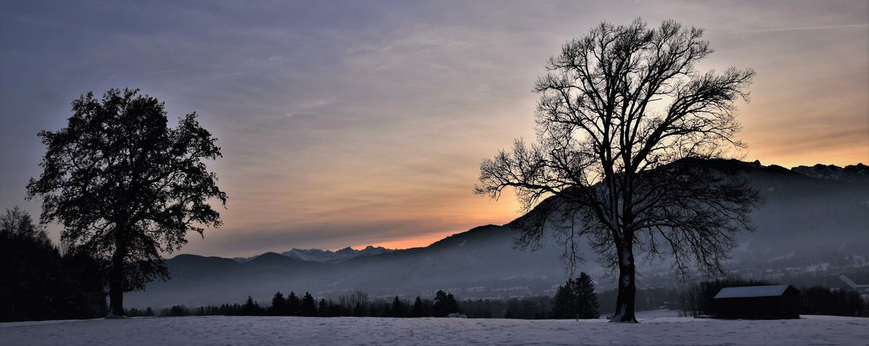 Februarstimmung an den Alpen 2