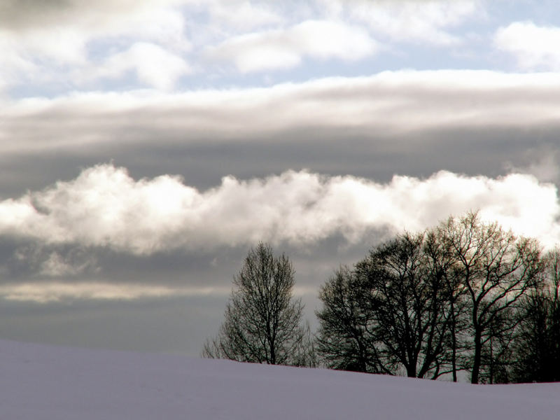 february clouds