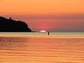 Sonnenaufgang am Strand von Lobbe auf Rügen  von albi3758