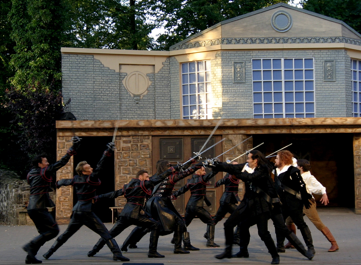 Fechtszene in 3 Musketiere Tecklenburg