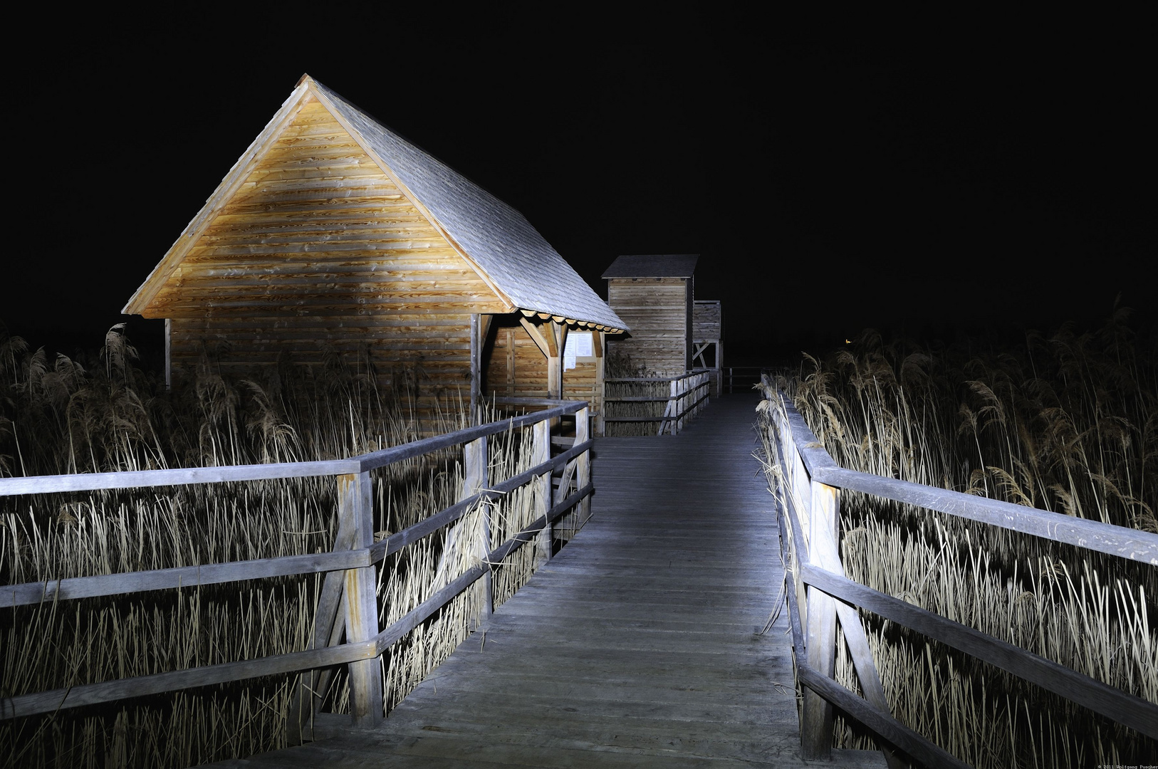 Federsee bei Nacht