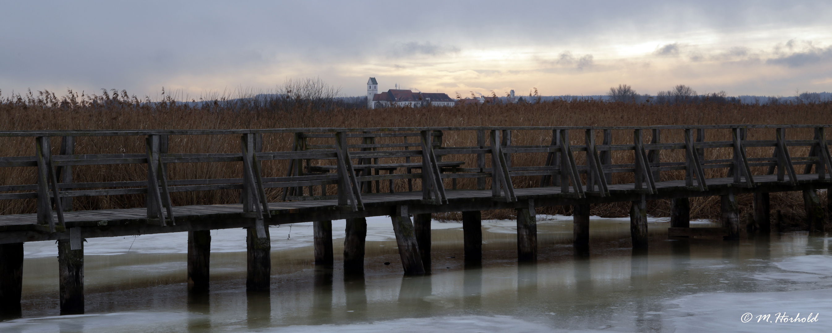 Federsee im Winterschlaf