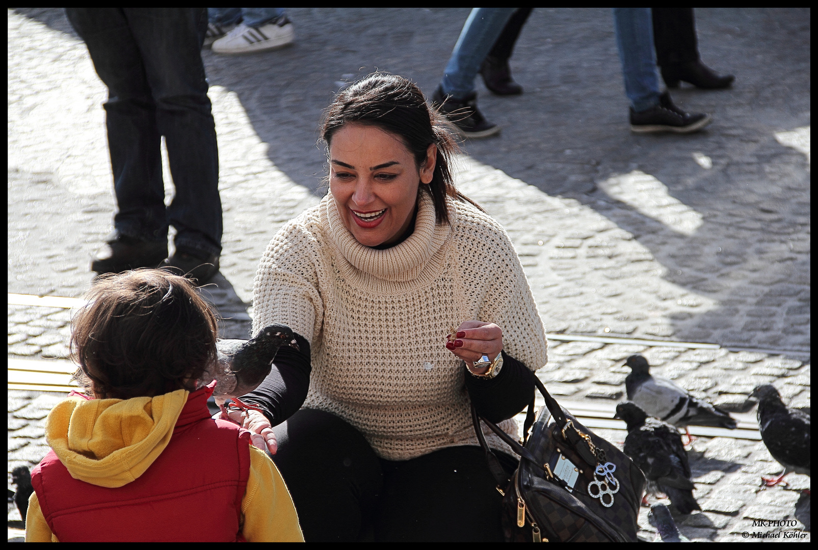 Feeding of the doves