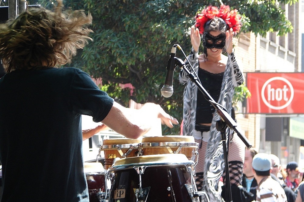 Feel the beat...How weird street fair on Howard Street