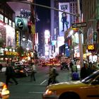 feel the dynamic at the Times Square at night - real colors