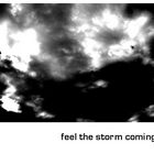 feel the storm coming.