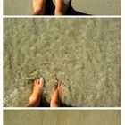 Feet in the sand