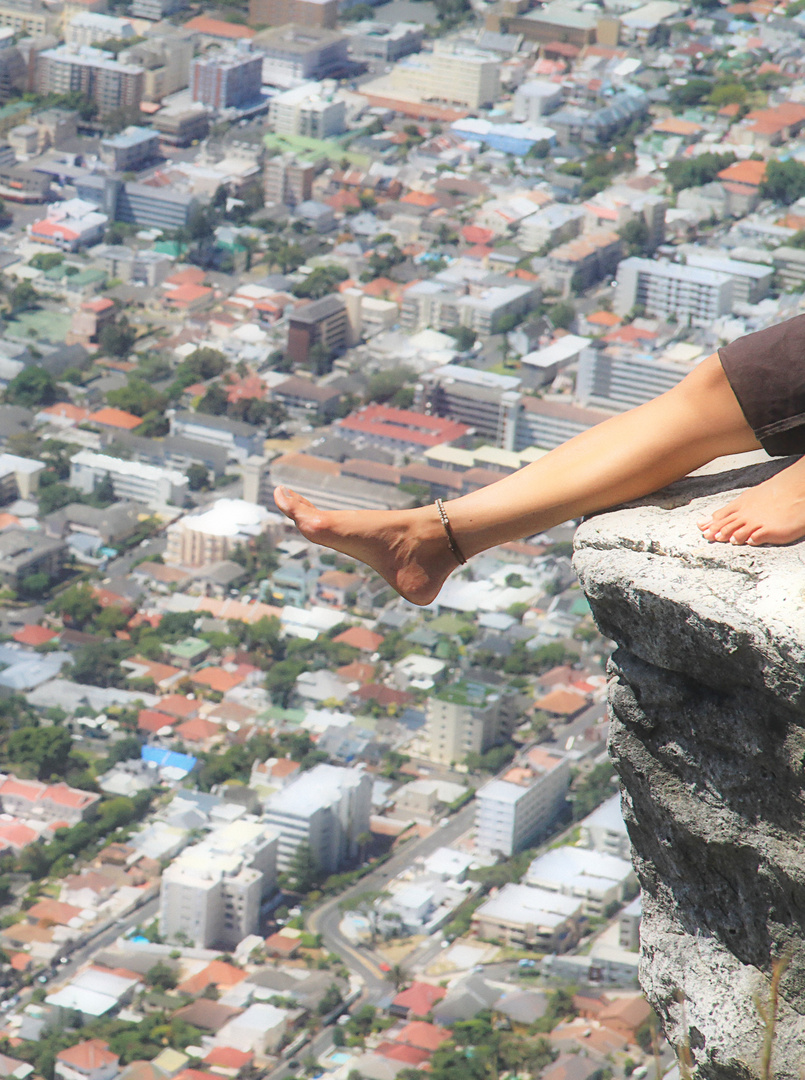 Feet over Cape Town