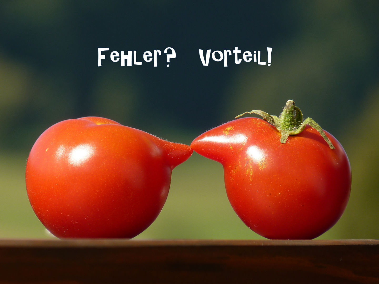 Fehler? - Vorteil!