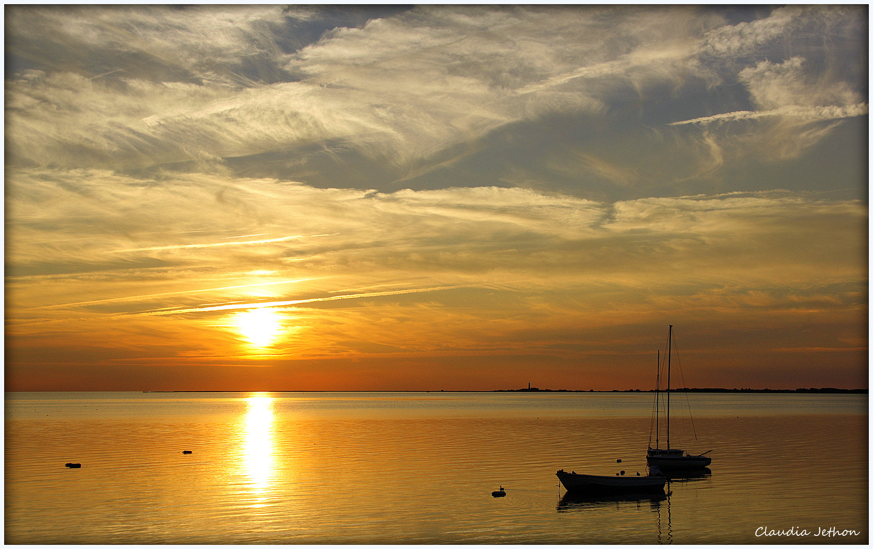 Fehmarn - Abendstimmung am Strand von Gold