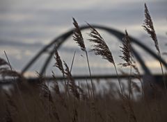 Fehmarn Brücke im Wind