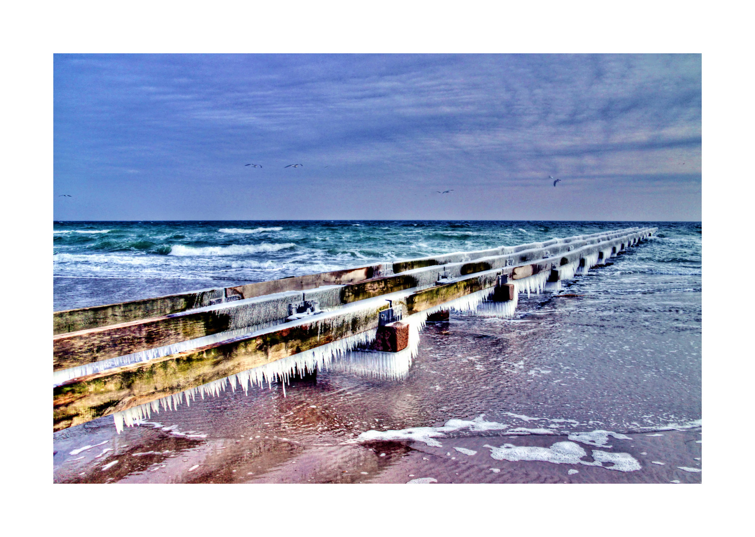 Fehmarn nochmal Winter am Südstrand