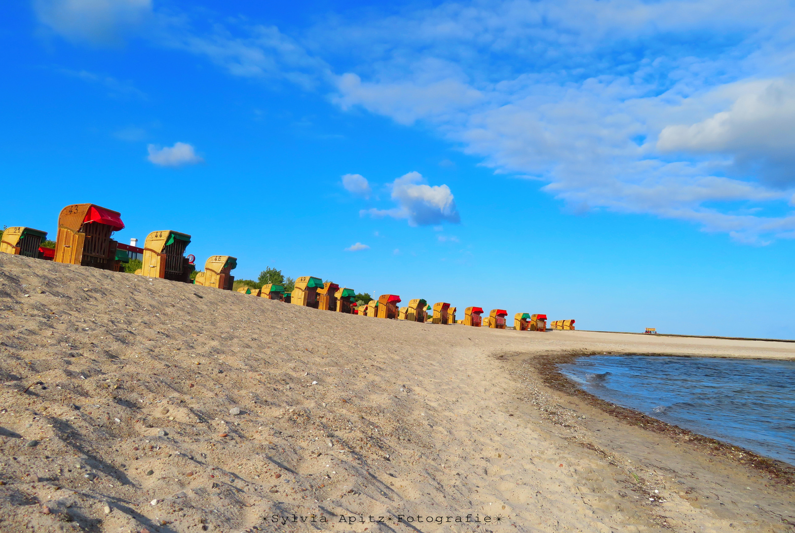 Fehmarn Südstand in der Abendsonne 