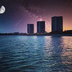 Fehmarn Südstrand bei Nacht