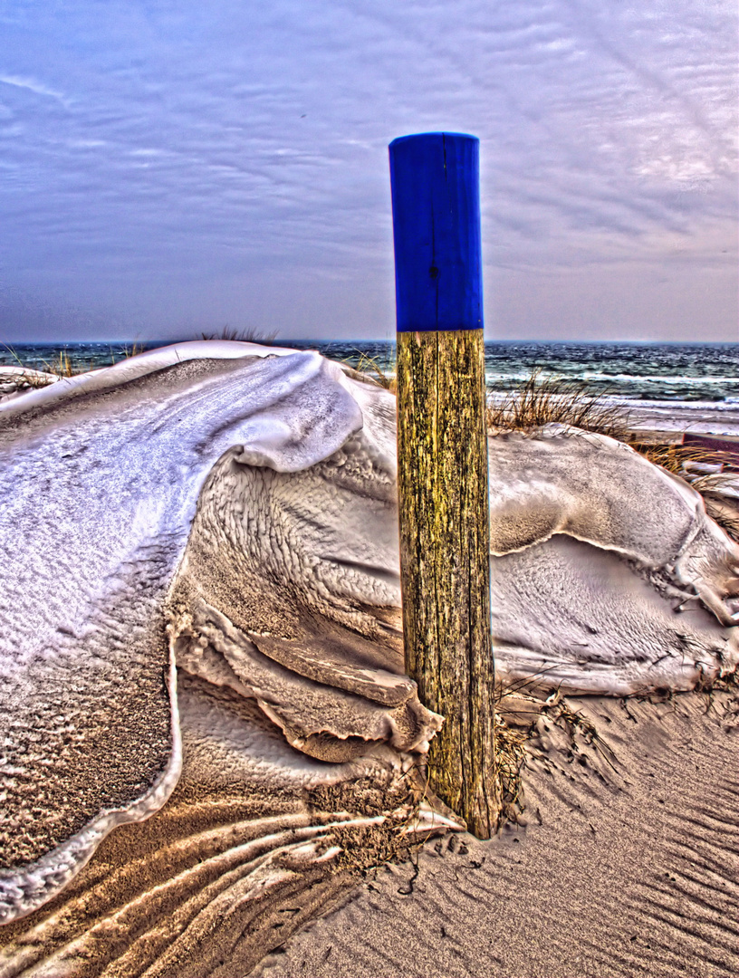 Fehmarn Winterstrand Burgtiefe