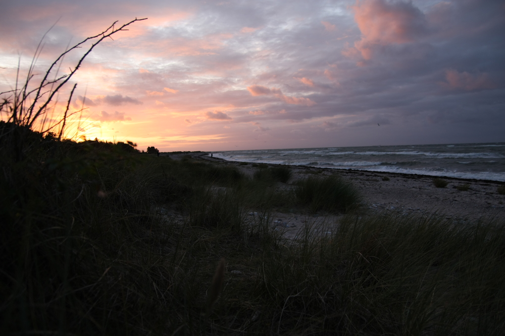 Fehmarns Norden im Abendrot