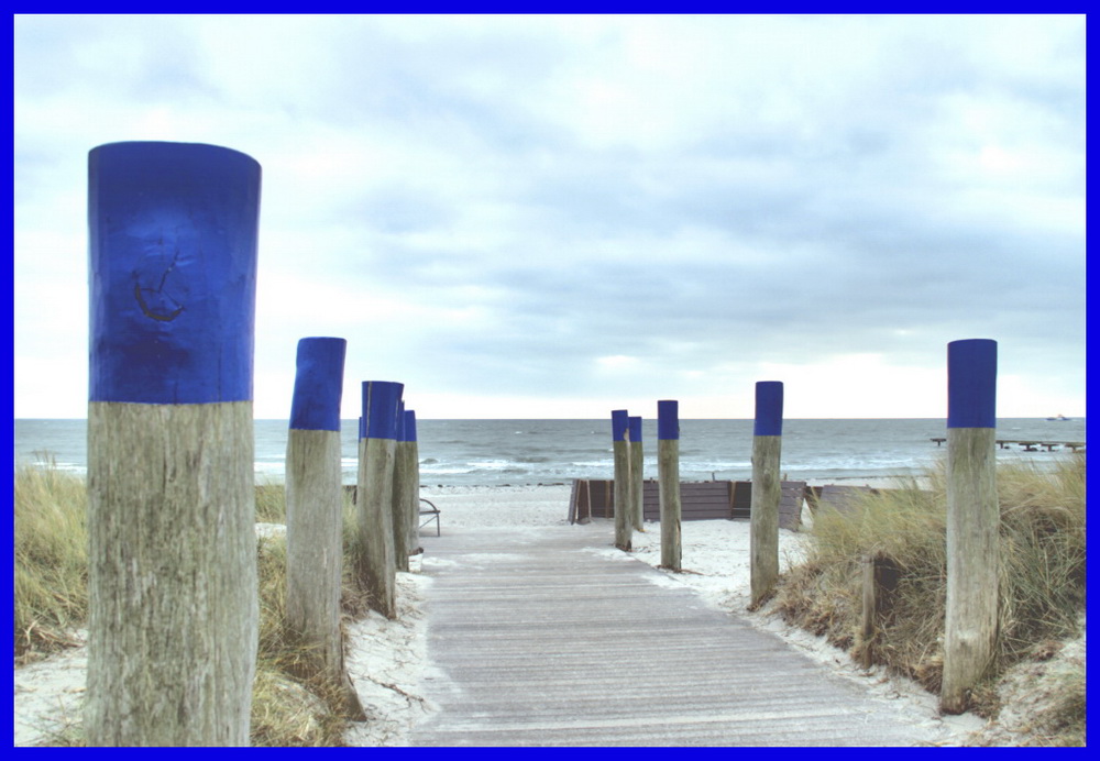 Fehmarnstrand im Herbstwind