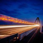 Fehmarnsundbrücke bei Nacht
