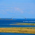 Fehmarnsundbrücke Blick vom Leuchtturm in Flügge (Flügger Leuchtfeuer) 02.09.2014