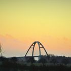 Fehmarnsundbrücke im Sonnenuntergang 