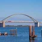 Fehmarnsundbrücke mit Lätzchen-Lok