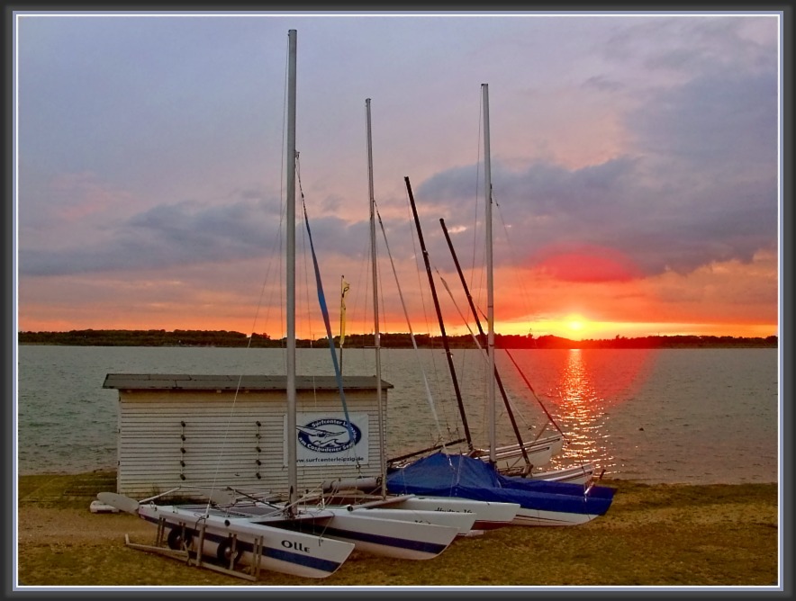 Feierabend am Cospudener See