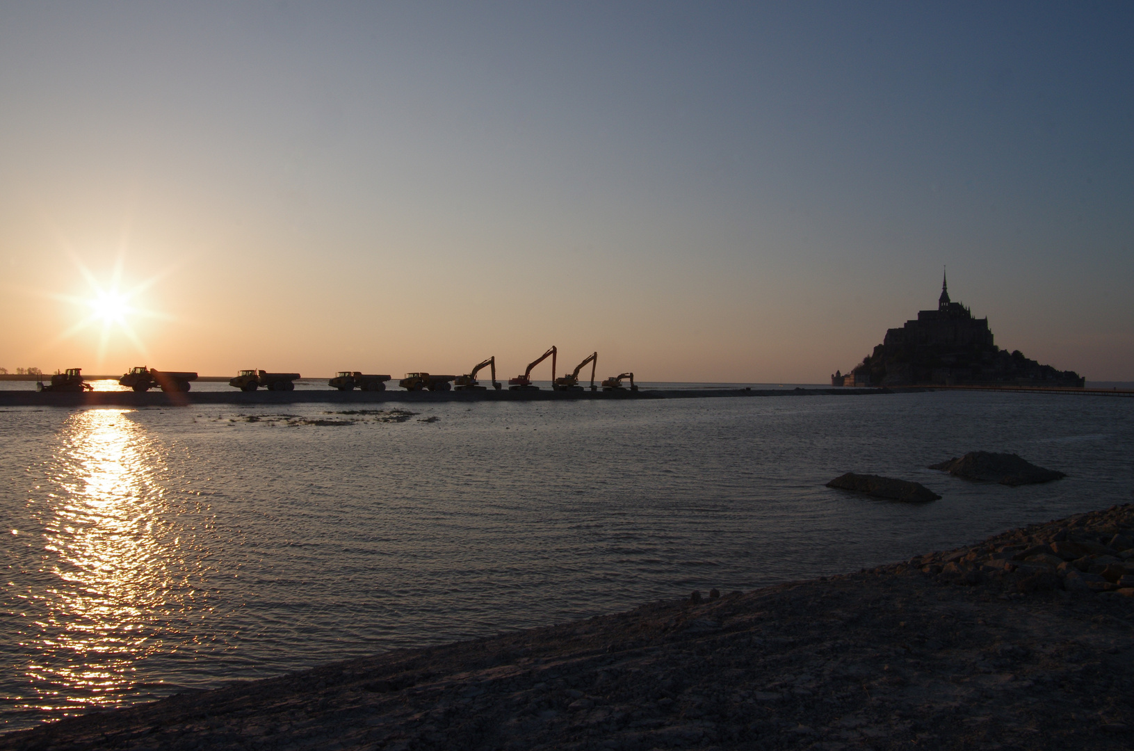 Feierabend am Mont Saint Michel