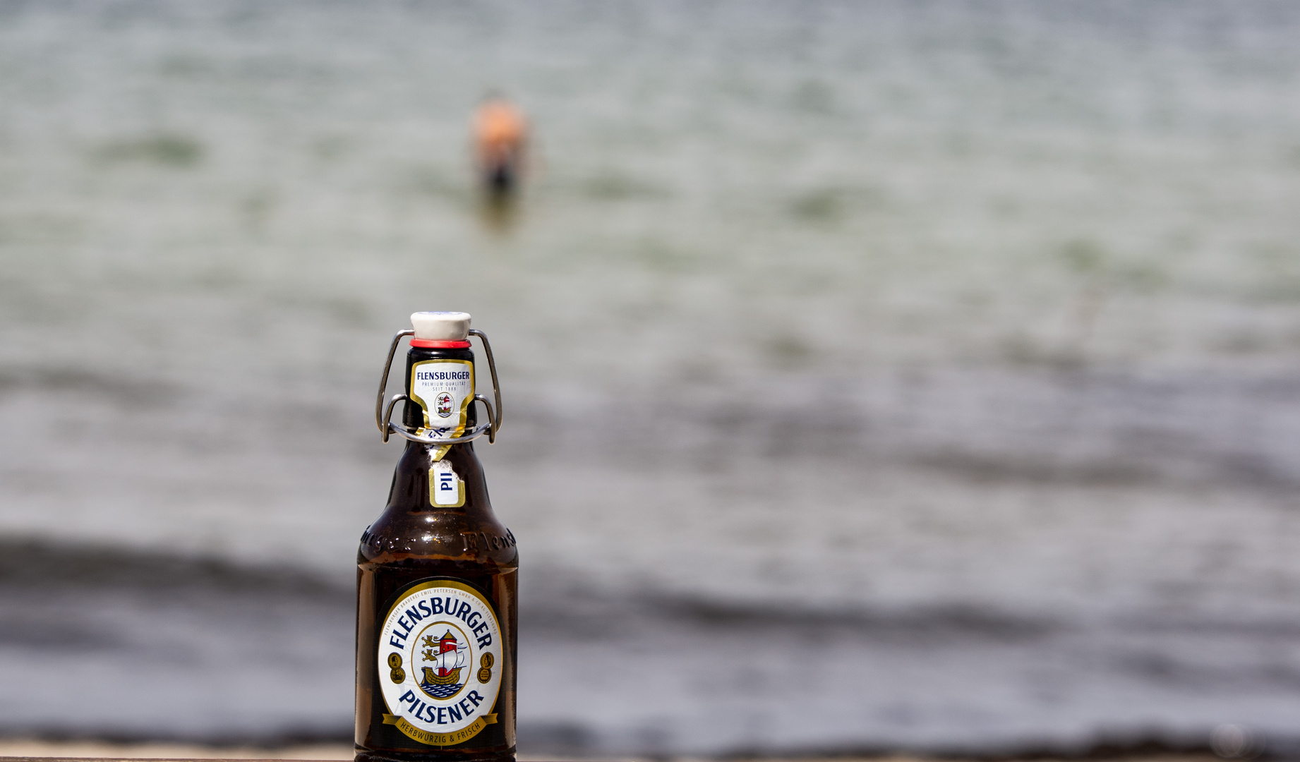 Feierabend am Ostseestrand