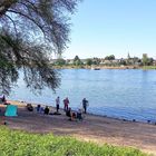 Feierabend am Rhein