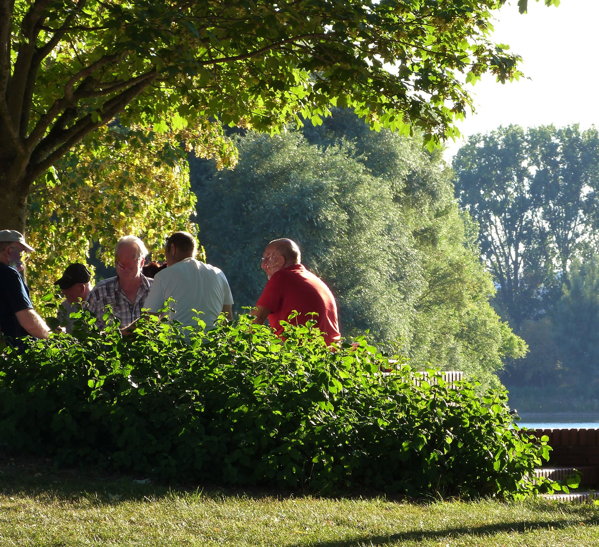 Feierabend am See