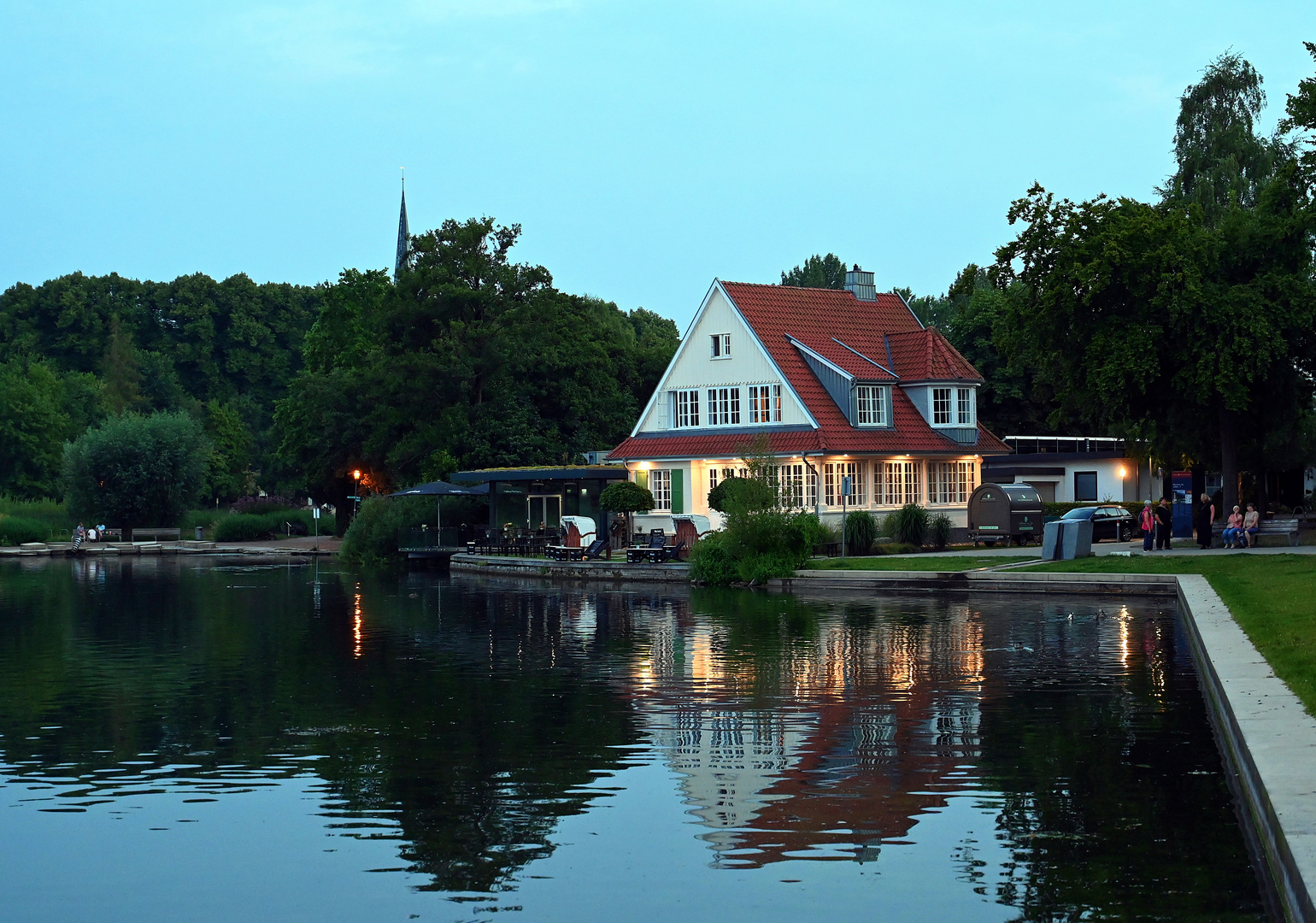 Feierabend am See