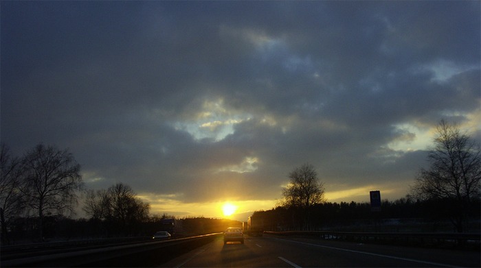 Feierabend auf der BAB A1