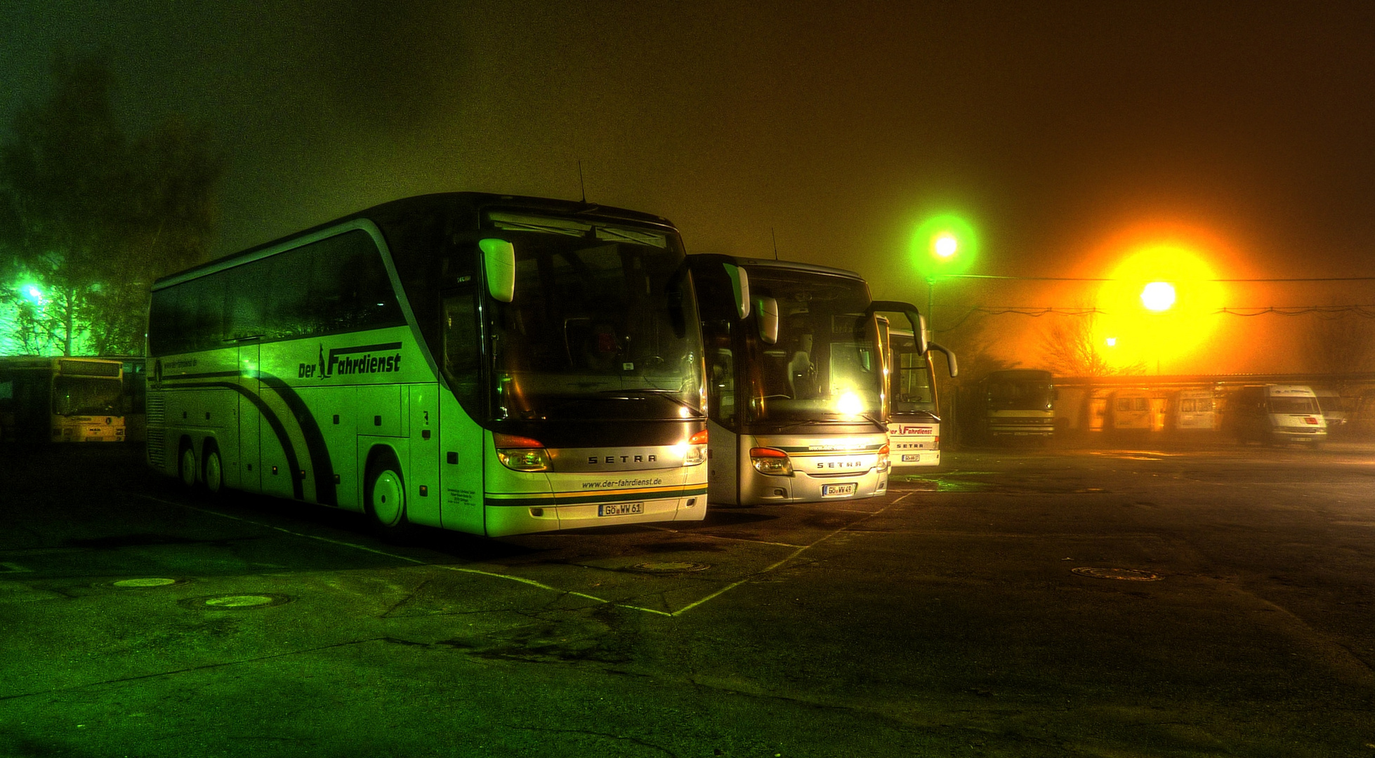 Feierabend beim Fahrdienst